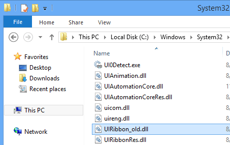 Uiribbon dll что это
