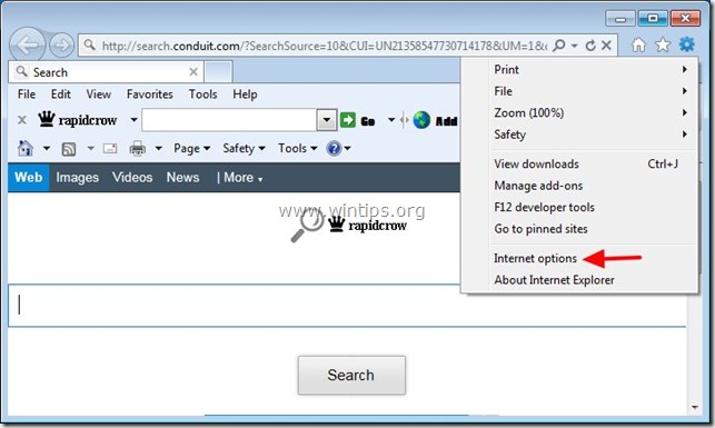 Instructions to remove Social Search toolbar in Chrome, Firefox and Internet Explorer browsers Picture 5
