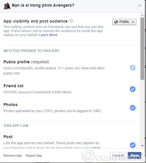Instructions to remove unnecessary applications on Facebook Picture 5