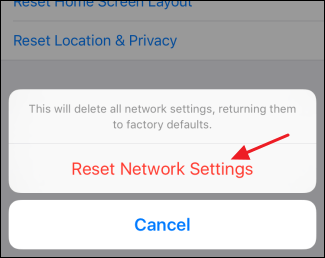 Instructions to reset the network, reset the network connection on iPhone Picture 6