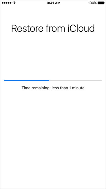 Instructions to restore data after restoring iPhone Picture 4