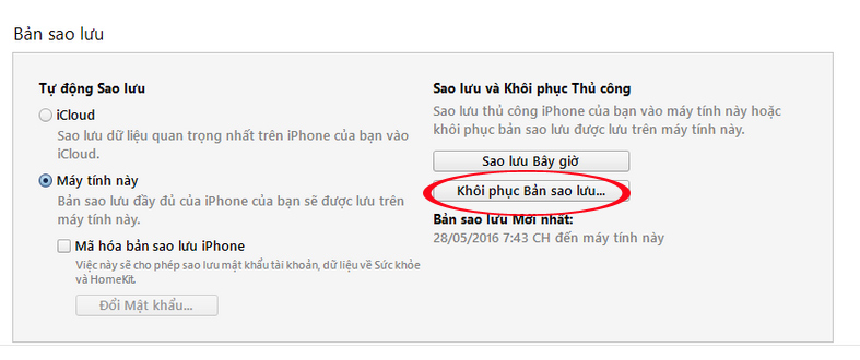 Instructions to restore data after restoring iPhone Picture 5