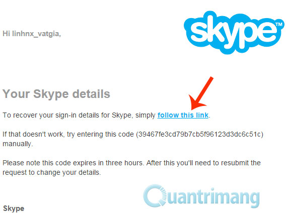 is there a way to find skype password in registry