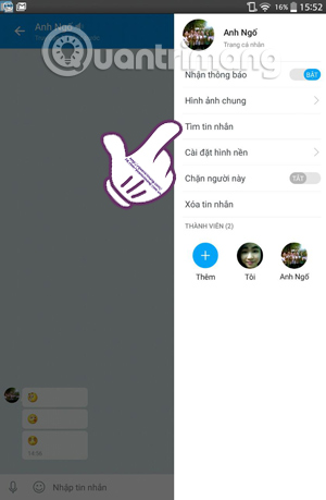 Instructions to review old messages on Zalo Picture 3