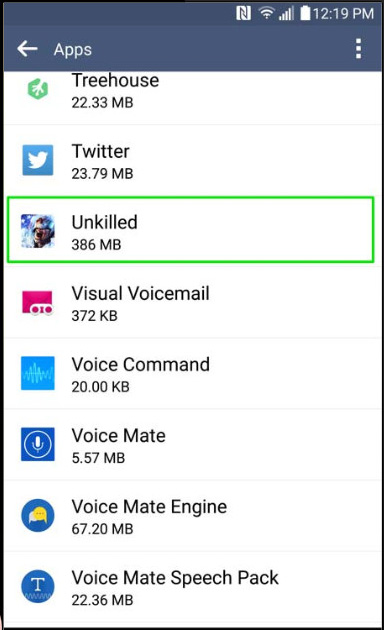 Instructions to transfer applications from memory to SD memory card on Android device Picture 2