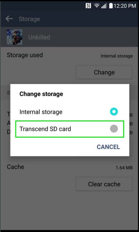 Instructions to transfer applications from memory to SD memory card on Android device Picture 5
