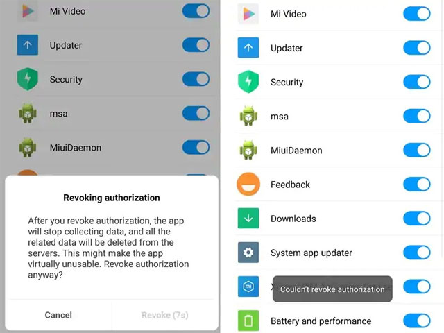 Instructions to turn off ads, block ads on MIUI 10 Picture 1