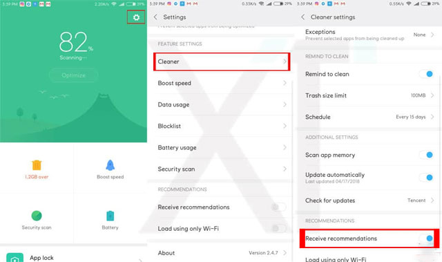 Instructions to turn off ads, block ads on MIUI 10 Picture 3