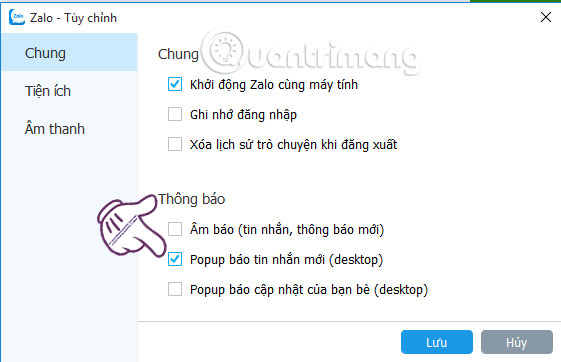 Instructions to turn off notifications on Zalo effectively Picture 13