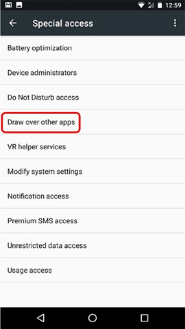 Instructions to turn off screen overlay on Android 6.0 Marshmallow Picture 7