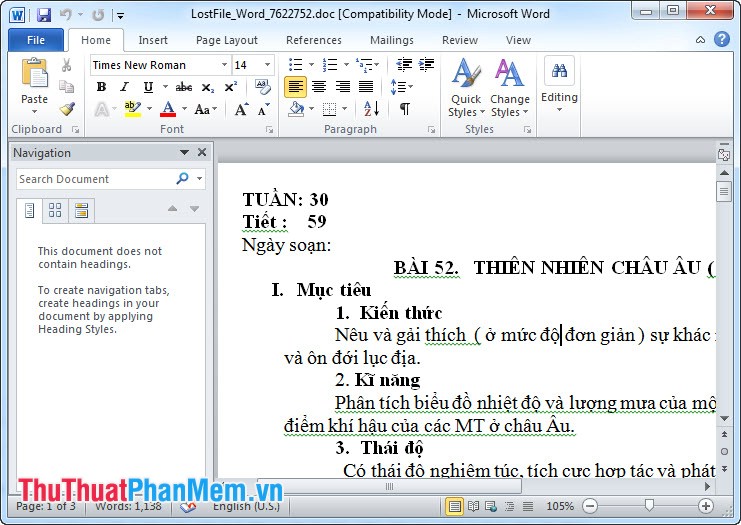 Instructions to turn off the automatic spell checking function in Word 2007-2010 Picture 1