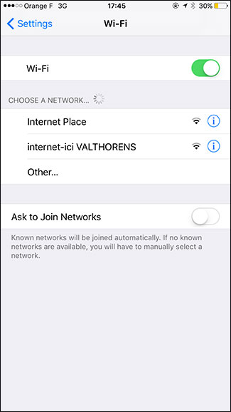 Instructions to turn off Wifi notifications on iPhone Picture 3