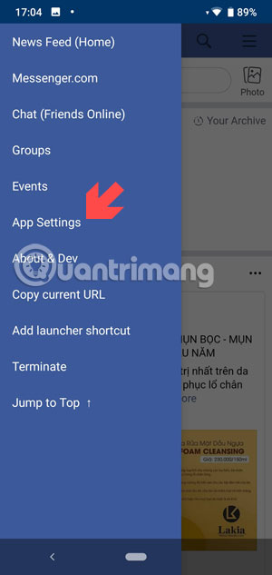 Instructions to turn on Dark Mode Facebook on the phone Picture 2