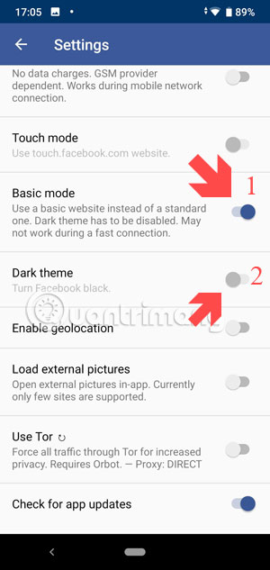 Instructions to turn on Dark Mode Facebook on the phone Picture 3