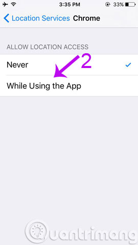 Instructions to turn on positioning on iPhone Picture 6