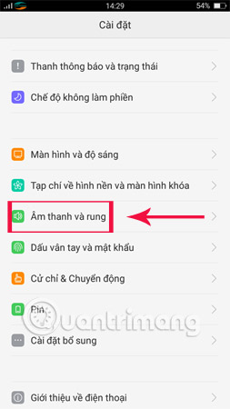 Instructions to turn on, turn off the keyboard sound on Android Picture 2