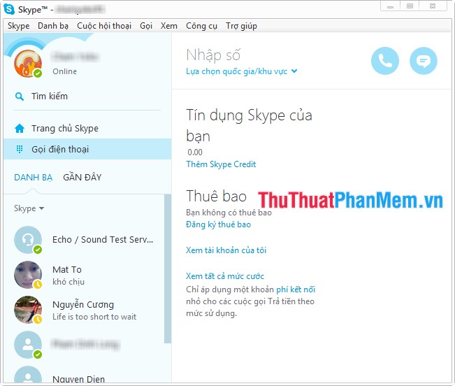 Instructions to unfriend and block users on Skype Picture 1