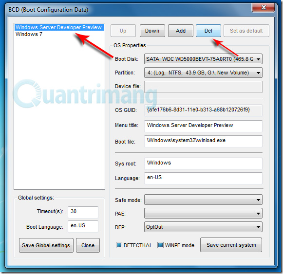 Instructions to uninstall Windows 8 Picture 5