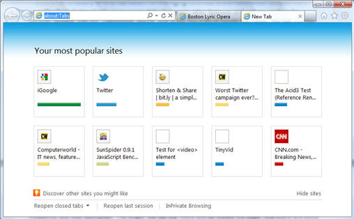 Internet Explorer 9 overcomes competitors Picture 2