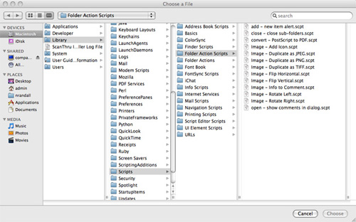 Introducing Folder Action in Mac OS X Picture 3