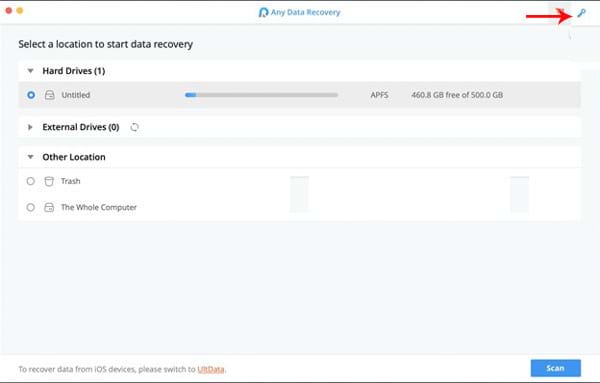 Invite Any Data Recovery - software that helps recover lost data on a Mac, costing 56 USD, is free Picture 5