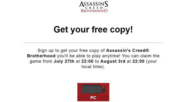 Invite Assassin's Creed Brotherhood download for $ 19.99, free Picture 9