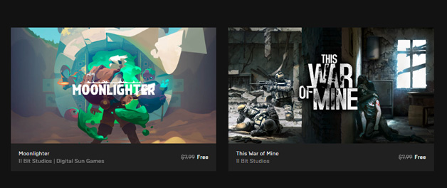 Invite Moonlighter and This War of Mine, two great action adventure games that are free Picture 13