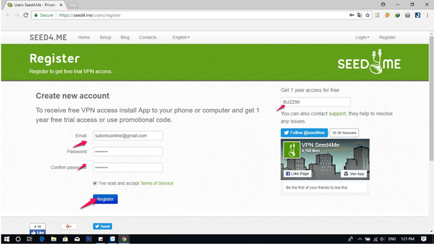Invite Seed4.Me VPN download, the application supports unlimited web access worth 36 USD, is free of copyright for 1 year Picture 2