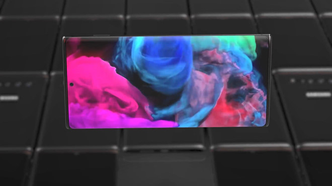 Invite to admire Concept Galaxy Note 10 with perforated screen, 4 beautiful cameras Picture 4