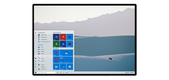 Invite to admire Start Menu on Windows 10 completely new with modern design and more elegant Picture 5