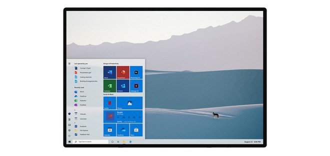 Invite to admire Start Menu on Windows 10 completely new with modern design and more elegant Picture 6