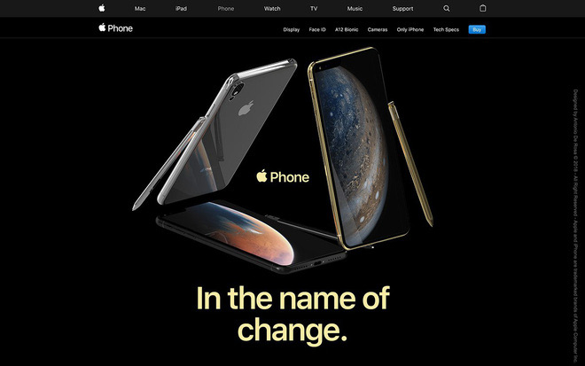 Invite to admire the iPhone 2019 concept with a new name and impressive accessories Picture 1