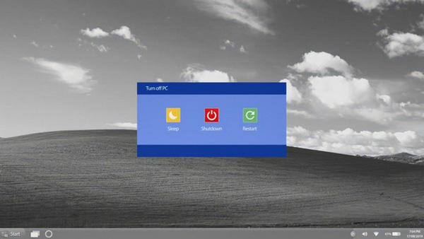 Invite to admire Windows XP version 2019 with a modern design but still bring the previous features Picture 8