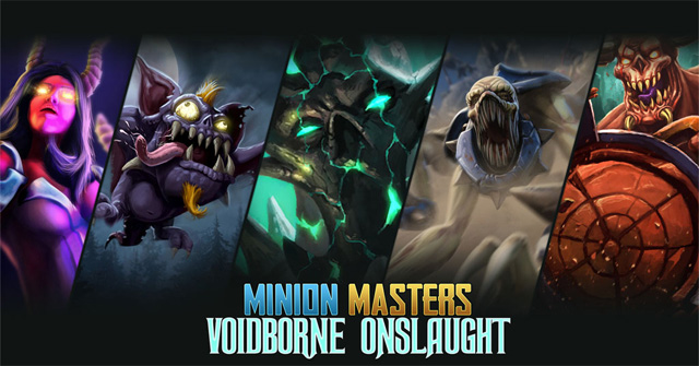 Invite to download DLC Minion Masters: Voidborne Onslaught, a card collection game for VND 165,000, free on Steam Picture 1