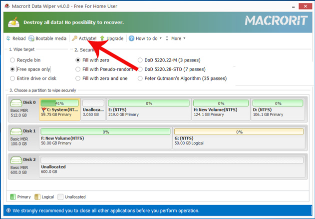 Invite to download Macrorit Data Wiper Pro, a thorough data removal tool for $ 29.95, free of charge Picture 2