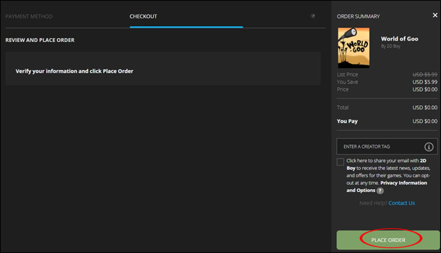 Invite World of Goo, the extremely difficult puzzle game 5.99USD, is free Picture 5