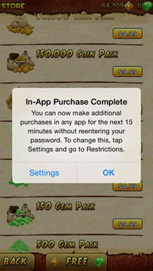 iOS 7.1 displays the application reminder message Picture 1