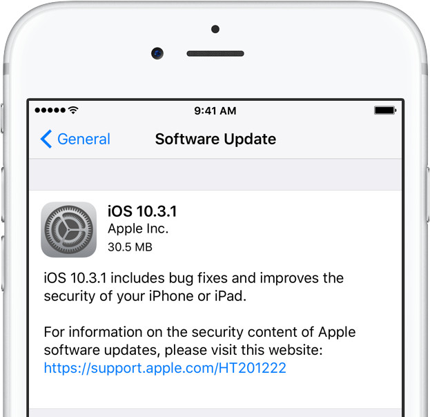 IPhone / iPad users should upgrade the device to iOS 10.3.1 to avoid being hacked via Wifi Picture 2