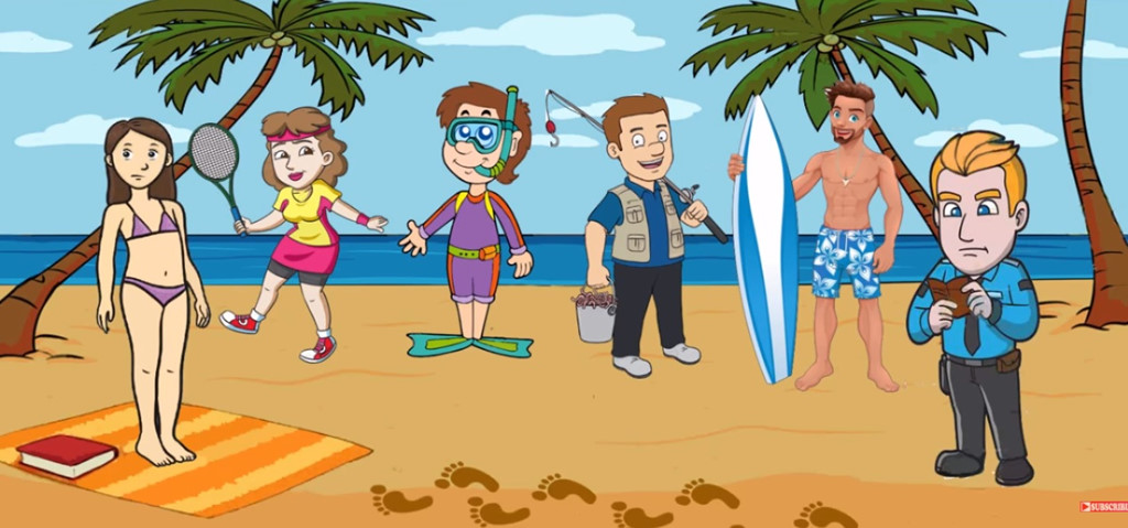 IQ puzzle or answer: Who stole the beach bracelet? Picture 2