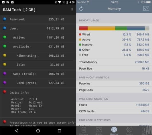 Is it true that Android costs more RAM than iOS? Picture 1