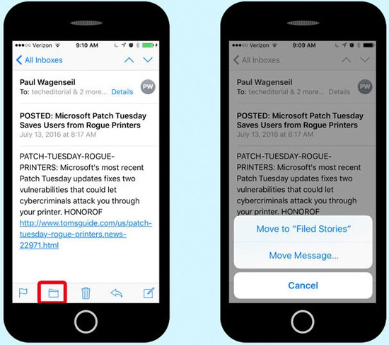 Is there anything new on the iOS 10 Mail app? Picture 4