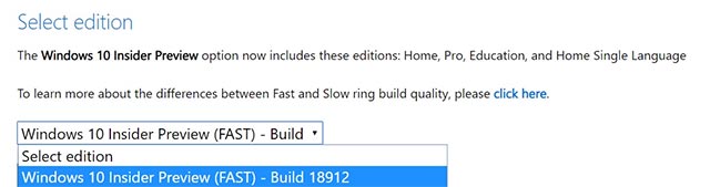 It is possible to download official ISO files for Windows 10 20H1 Picture 2