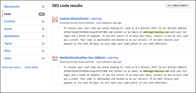 It was GitHub's turn to be ransomed Picture 1
