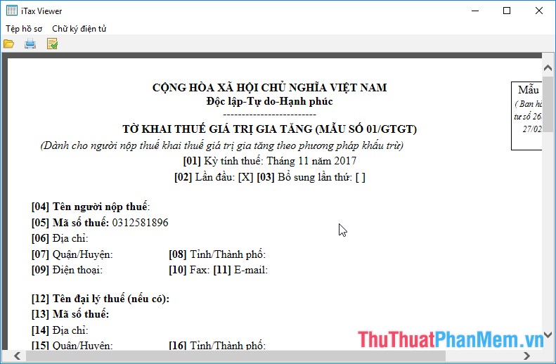 iTaxViewer - Software to read XML files Picture 11