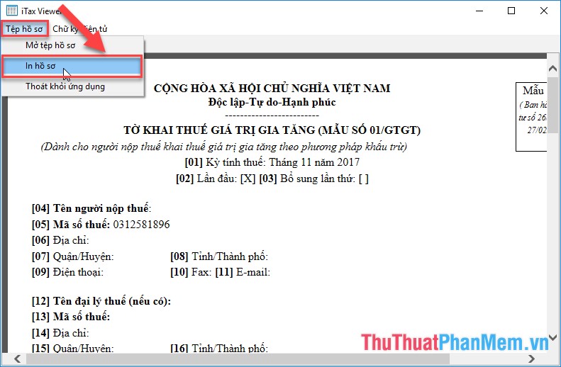 iTaxViewer - Software to read XML files Picture 12