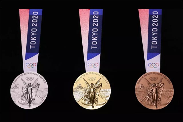 Japan officially announced the Tokyo 2020 Olympic medal, cast from recycled technology waste Picture 2