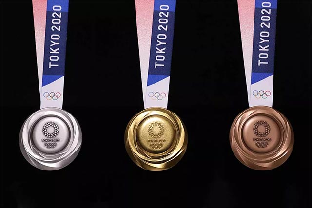 Japan officially announced the Tokyo 2020 Olympic medal, cast from recycled technology waste Picture 3