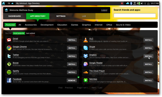 Jolicloud: a new operating system for Netbook generations Picture 26