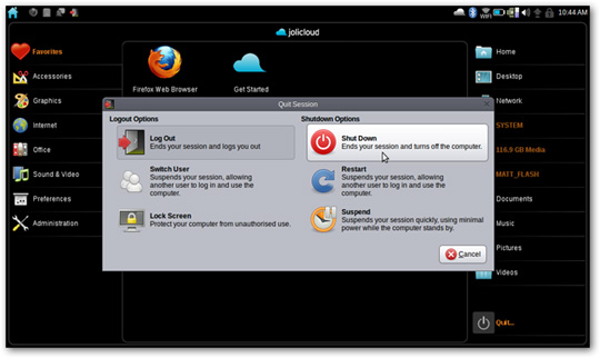 Jolicloud: a new operating system for Netbook generations Picture 29