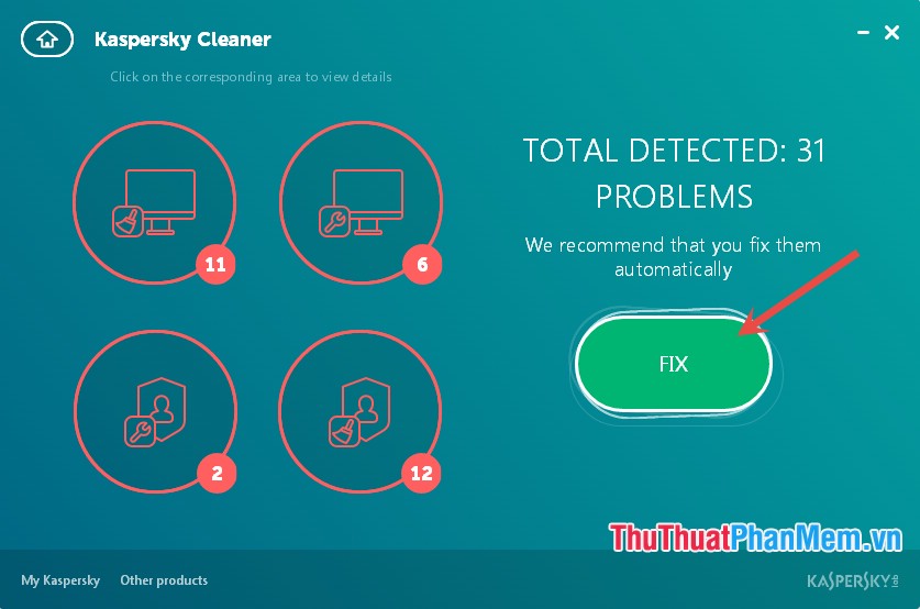 Kaspersky Cleaner - Software to clean, remove junk files, optimize the best operating system Picture 6